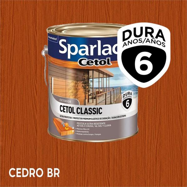 Imagem de Verniz Sparlack Cetol Classic Brilhante 3,6l - Cores