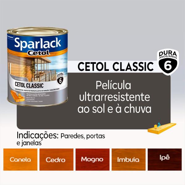 Imagem de Verniz Sparlack Cetol Classic Brilhante 900 Ml - Cores