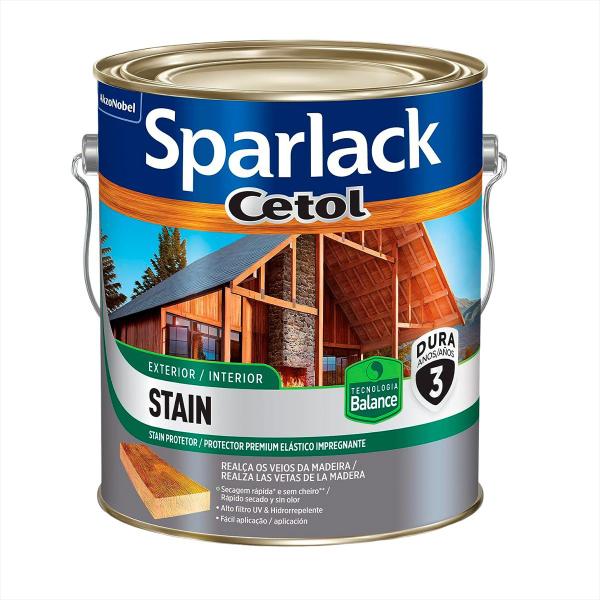 Imagem de Verniz Sparlack Cetol Stain Balance Acetinado Uv Glass Incolor 3,6 Litros