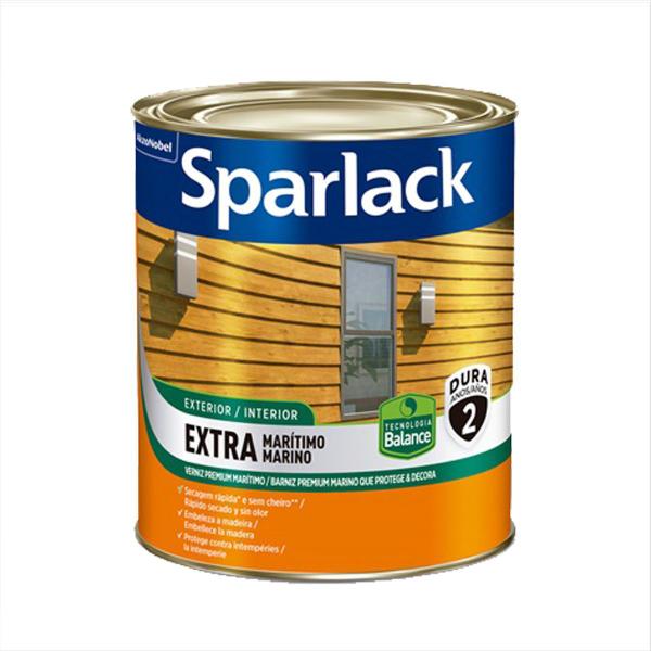 Imagem de Verniz Sparlack Extra Marítimo Balance a Base dÁgua Natural Brilhante, acetinado e canela 900ML