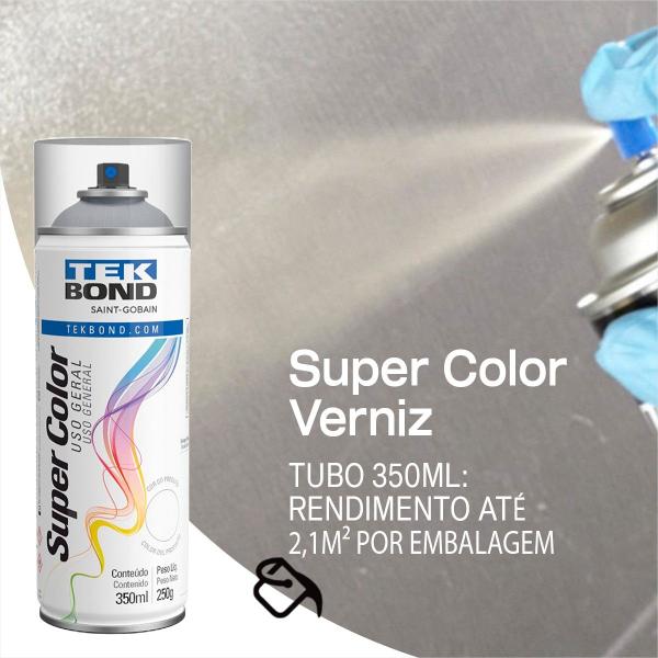 Imagem de Verniz Spray Brilhante Super Color 350ml