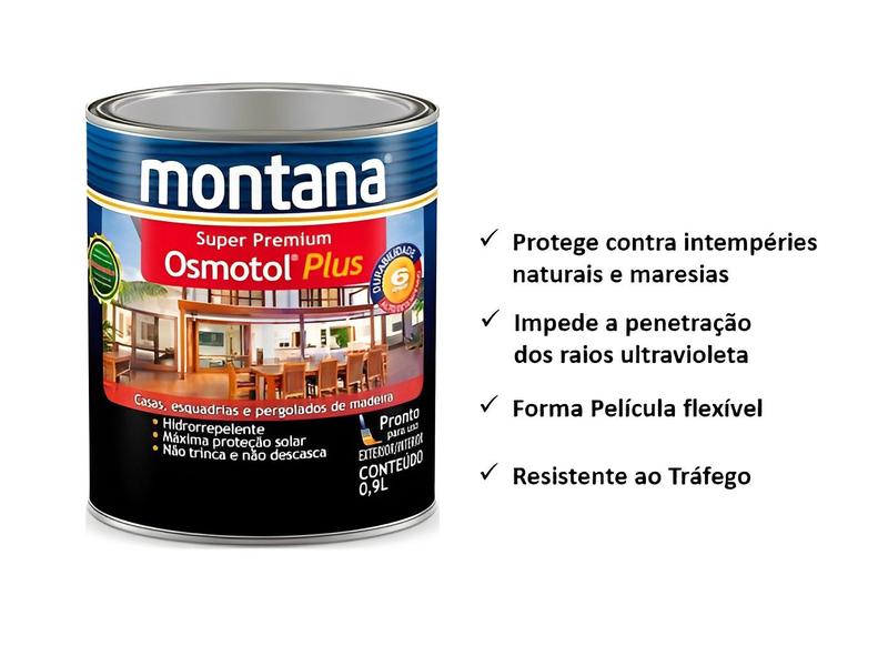 Imagem de Verniz Super Premium Osmotol Deck Natural 900ml Montana