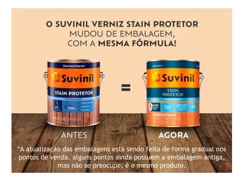 Imagem de Verniz Suvinil Stain Protetor Acetinado Imbuia 3,6l