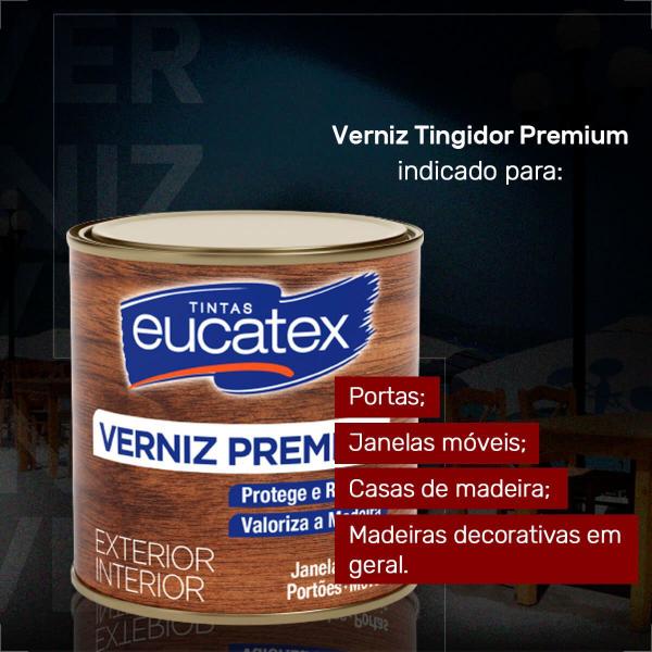 Imagem de Verniz tingidor eucatex mogno 225ml