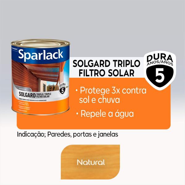 Imagem de Verniz Triplo Filtro Solar Sparlack Brilhante 900ml