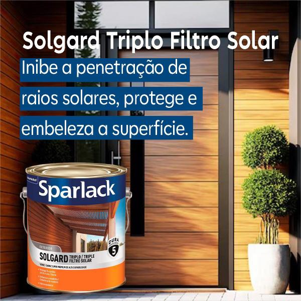 Verniz Triplo Filtro Solar Sparlack Brilhante 900ml Imagem de Verniz Triplo Filtro Solar Sparlack Brilhante 900ml