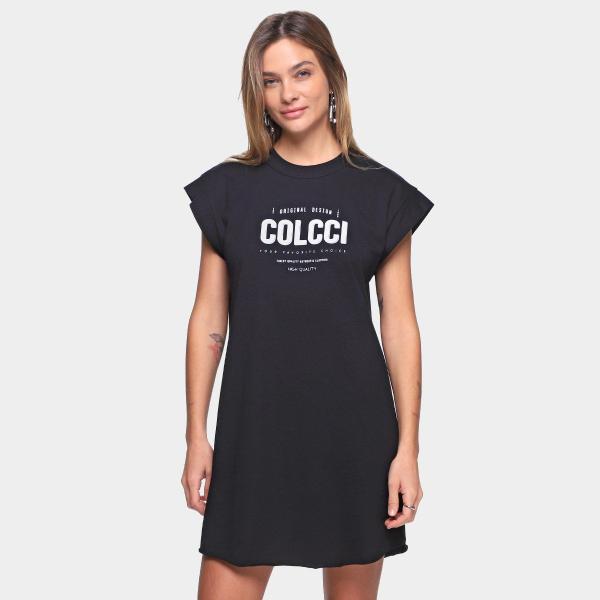 Vestido Curto Colcci Muscle Estampado Vestido Feminino