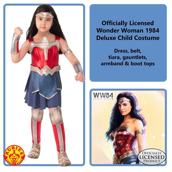 Imagem de Vestido de fantasia Rubie's Girl's DC Comics WW84 Mulher Maravilha