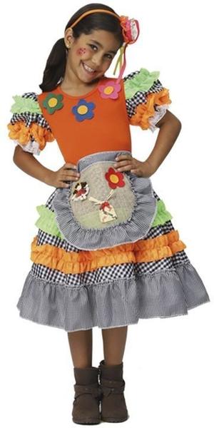 Imagem de Vestido De Festa Junina Fantasia Infantil 3 Modelos