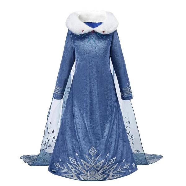 Imagem de Vestido de Princesa Elsa e Anna para Festa e Palco - Fantasia Infantil