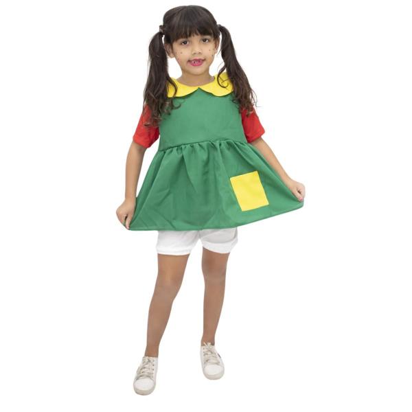 Imagem de Vestido Fantasia Bebê Mesversário e infantil Menina Barril  