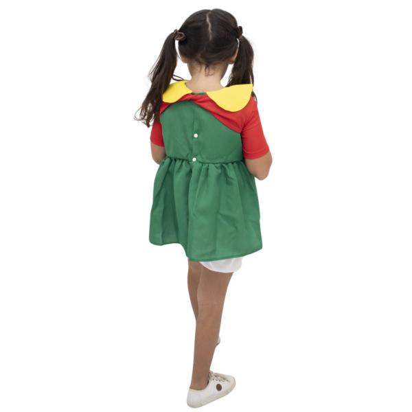 Imagem de Vestido Fantasia Bebê Mesversário e infantil Menina Barril  