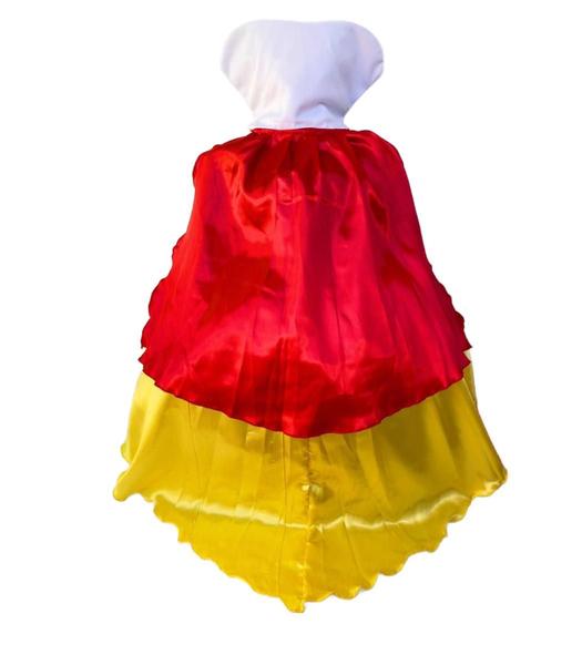 Imagem de Vestido Fantasia Branca de neve Bela Sofia Princesas Disney