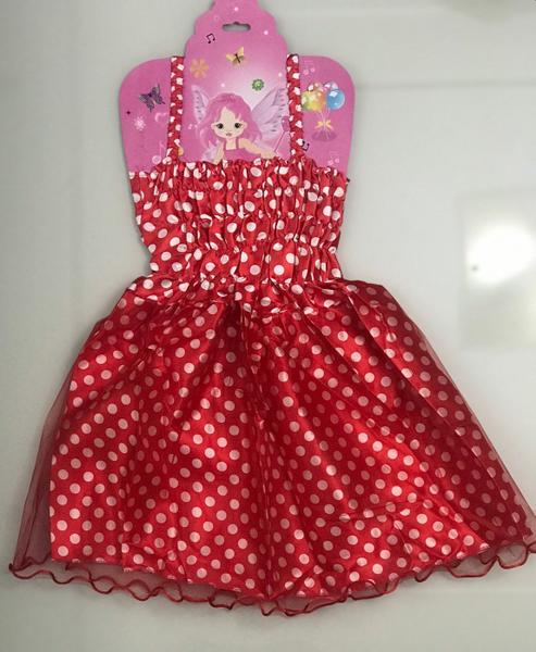 Imagem de Vestido Fantasia Carnaval Halloween Minnie Tamanho Único - Indicado para crianças de 5-10 anos (dependendo do tamanho da criança).