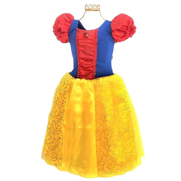 Imagem de Vestido/Fantasia Infantil Princesa Clara Com Luva e Tiara