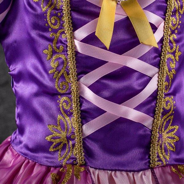 Imagem de Vestido Fantasia Infantil Rapunzel Enrolados