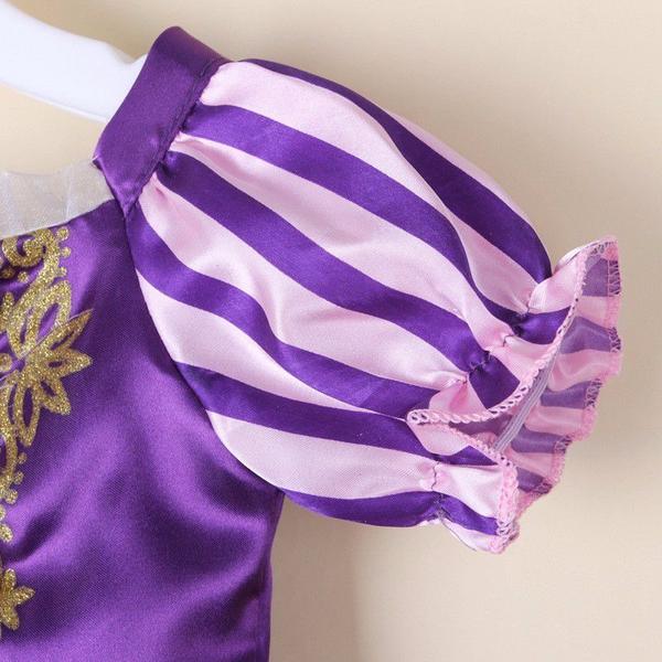 Imagem de Vestido Fantasia Infantil Rapunzel Enrolados