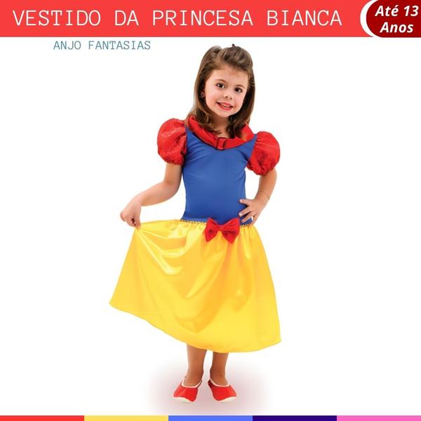 Imagem de Vestido/Fantasia Infatil de Princesas em Diversas Cores