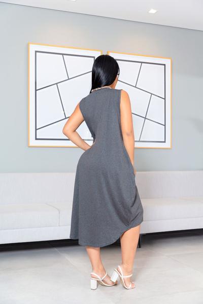 Vestido Feminino mullet Moda Verão Regata Lançamento Moda Feminina