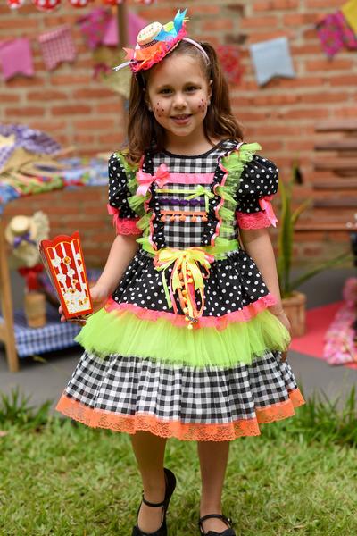 Imagem de Vestido Festa Junina Infantil - São João - Caipira - 758