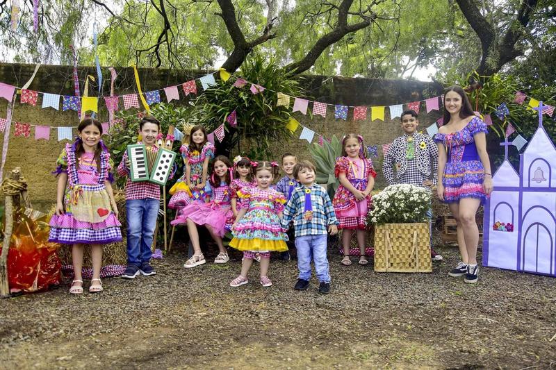 Imagem de Vestido Festa Junina Infantil - São João - Caipira - 762