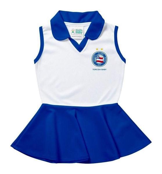 Imagem de Vestido Infantil Bahia Regata Oficial Torcida Baby