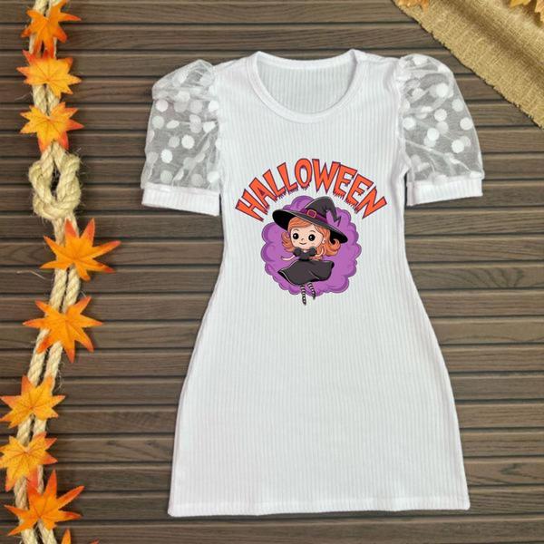 Imagem de Vestido Infantil Fantasia Halloween Blogueirinha Bruxa Kids