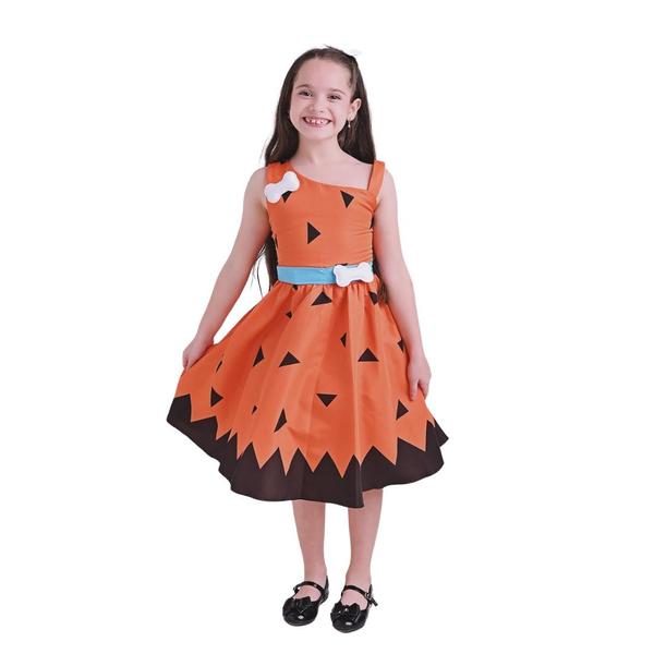 Imagem de Vestido Infantil Pedrita Flintstones Fantasia