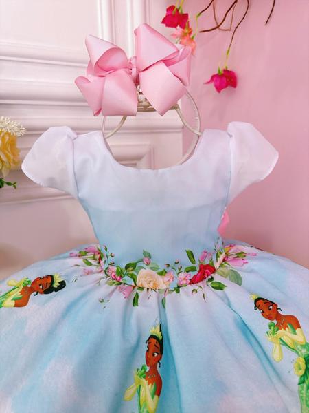 Imagem de Vestido Infantil Princesa Tiana e o Sapo no Bosque