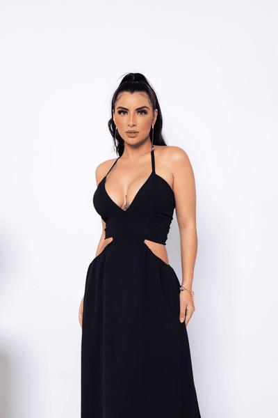 Vestido Preto Alcinha Soltinho Vestido Longo Alcinha Soltinho