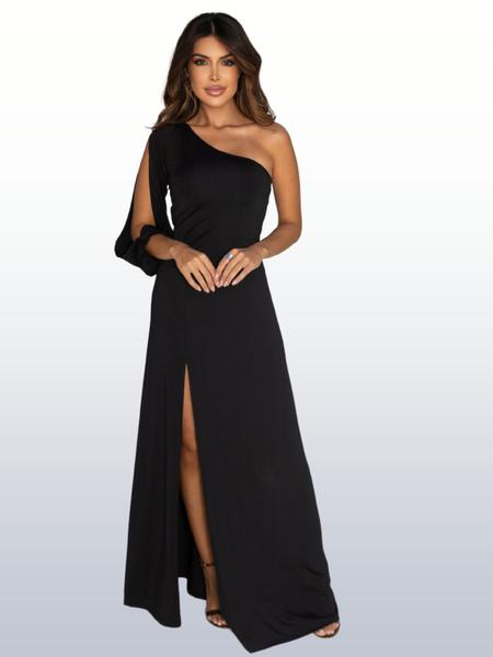 Vestido Longo De Festa Elegante Social Tubinho Madrinha Casamento Moda Festa Tendência Feminina - Gisele Freitas Oficial Vestido Longo De Festa Elegante Social Tubinho Madrinha Casamento Moda Festa Tendência Feminina - Gisele Freitas Oficial