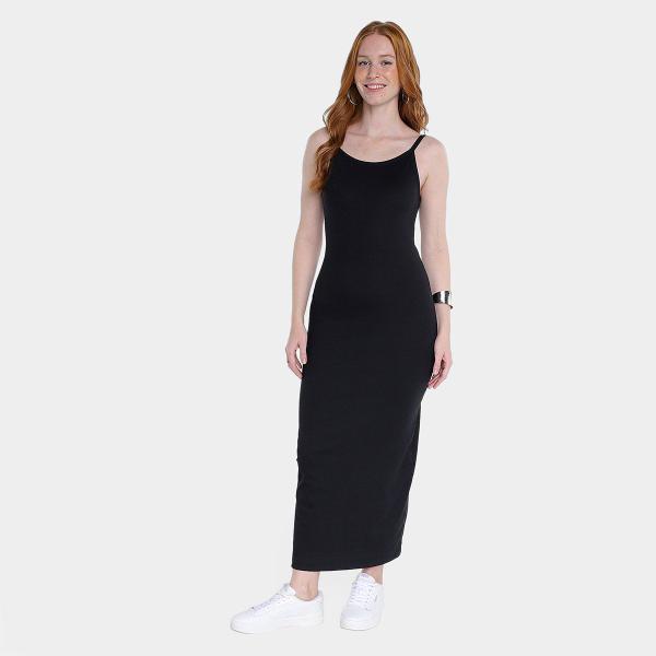 Vestido Longo Farm Decote Costas Feminino Vestido Longo Farm Decote Costas Feminino