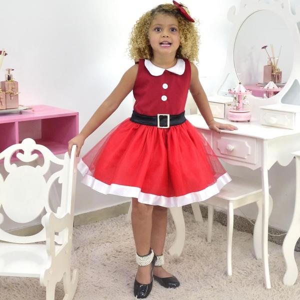 Imagem de Vestido Personagem Infantil Roupa Fantasia Saia de Tule (Tutu)