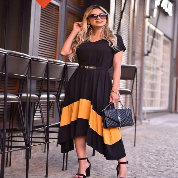 Vestido Midi Vestido Evangelico Para Gestante Vestido Plus Size