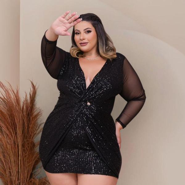 Paetê Blusa Balada Plus Size Blusa De Festa Com Brilho Blusa Plus