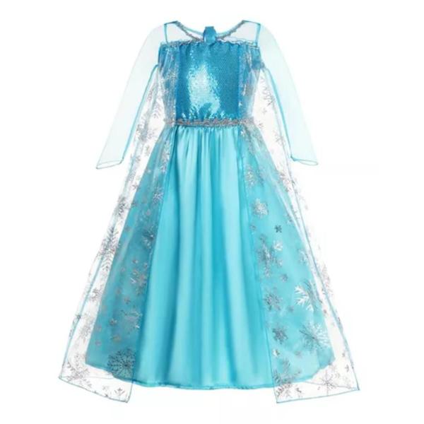 Imagem de Vestido Princesa Encantador Elsa Fronzen Infantil Para Festas Temáticas Brincadeiras