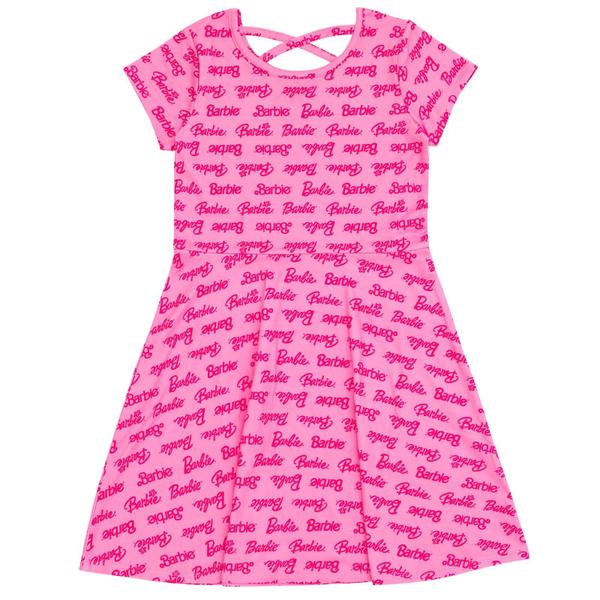 Imagem de Vestidos de skatista Barbie Little Girls, pacote com 2 rosa/pretos, 4