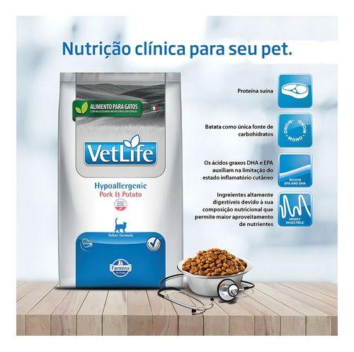 Imagem de Vet Life Feline Hypoallergenic Pork E Potato 2kg