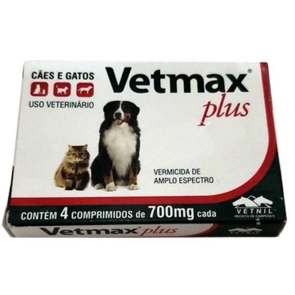 Imagem de Vetmax Plus - 700 mg - 4 Comprimidos - Vermífugo