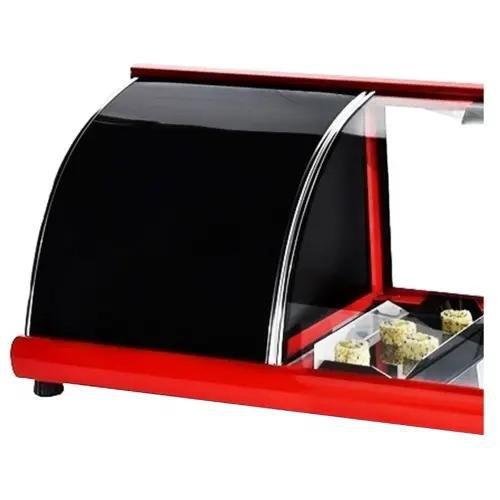 VFRD1900 - Vitrine Refrigerada Para Doces 1,90m Vermelha - 220V - Omega Imagem de VFRD1900 - Vitrine Refrigerada Para Doces 1,90m Vermelha - 220V - Omega
