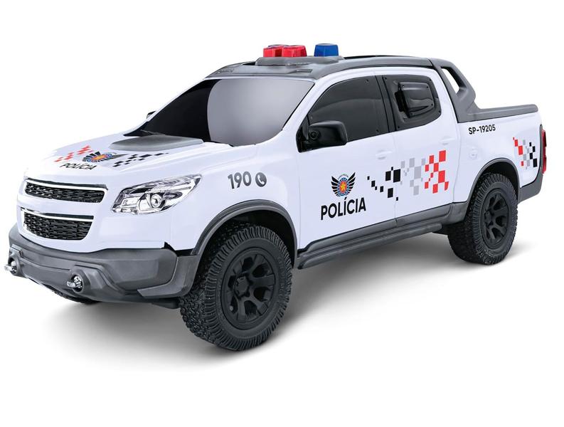 Imagem de Viatura Miniatura S10 Policia SP Caminhonete Pick UP Roma