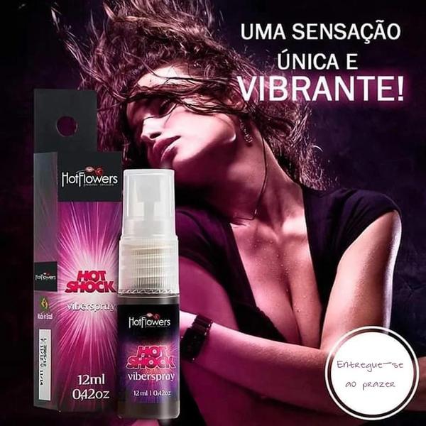 Imagem de Vibrad0r Liquido Hot Shock Vibespray 12ml 