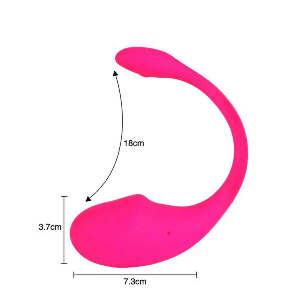 Imagem de Vibrador a distância por aplicativo e bluetooth Lola