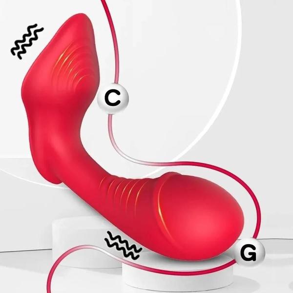 Imagem de Vibrador Borboleta com Controle por App - Estimulador de Clitóris e Ponto G