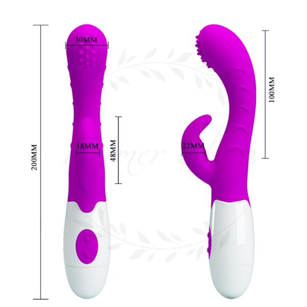 Imagem de Vibrador bruno estimulador de ponto G e clitóris 7 modos de vibração Pretty Love