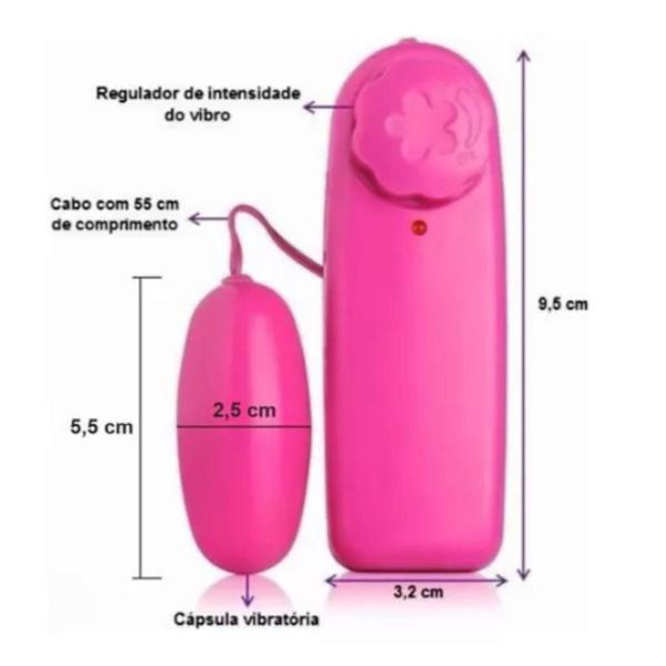 Imagem de Vibrador Bullet Cápsula Multivelocidade com Controle