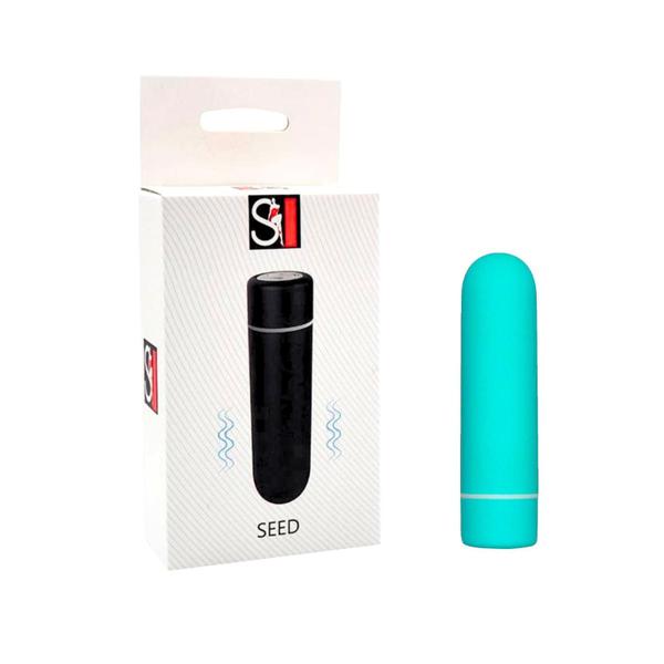 Imagem de Vibrador Bullet Estimulador Recarregável Ultra Forte Seed S-Hande Azul