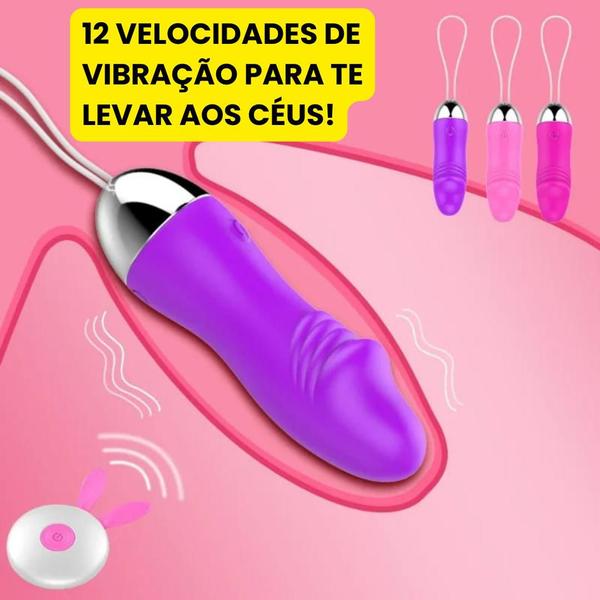 Imagem de Vibrador Bullet Ponto G com Controle Remoto Capsula Vibratória