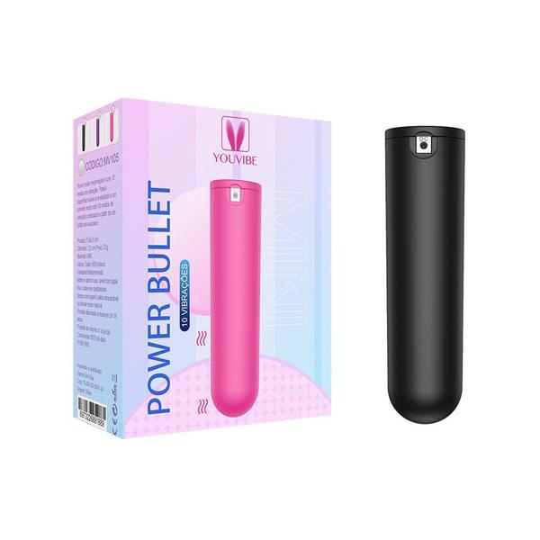 Imagem de Vibrador BULLET RECARREGÁVEL USB Massageador Discreto Sem Fio