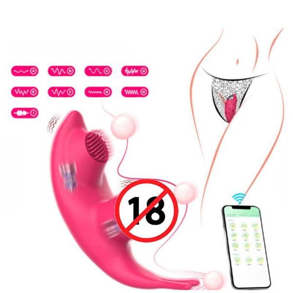 Imagem de Vibrador Calcinha  Controle no celular a Distância via App encaixe Perfeito com Calcinha